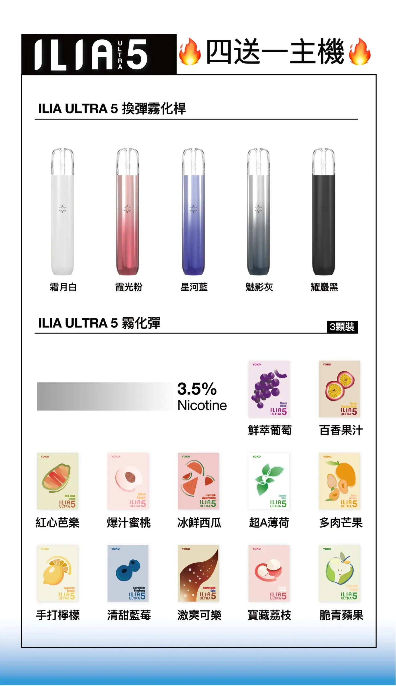 ILIA哩亞五代主機